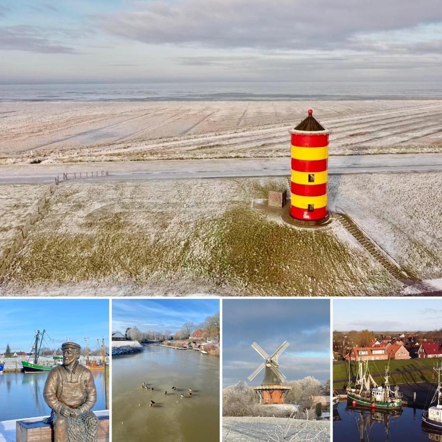 Oltmanns Ferienhaus Bummert Am Hafen Greetsiel Exterior photo